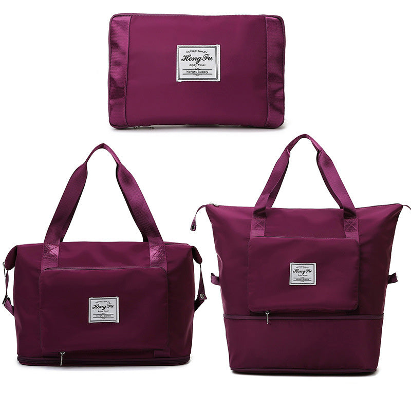 Bolso Viaje Plegable Morado